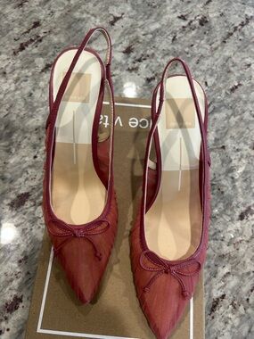 dolce vita Rose Tulle Slingback w/Bow Heels